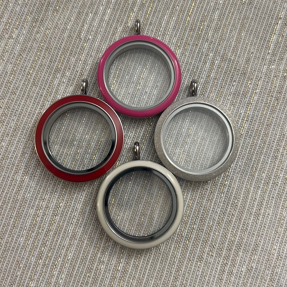 Large Origami Owl Lockets